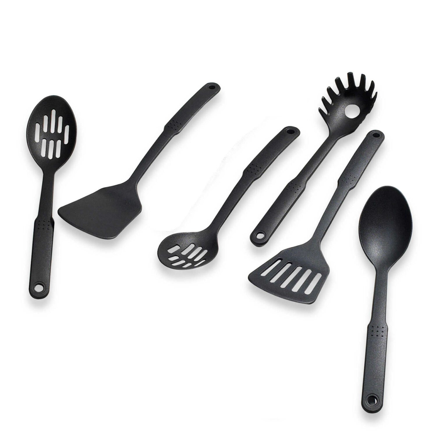 6pc-nonstick-nylon-spoon-set-black-from-mykitchen-lk-order-now-and