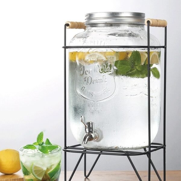 Glass juice dispenser with stand with handle 4L and 8L - from MyKitchen ...